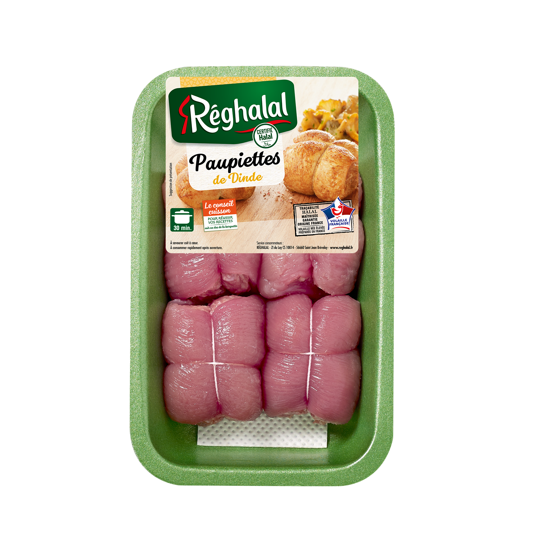 Barquette de paupiettes Réghalal