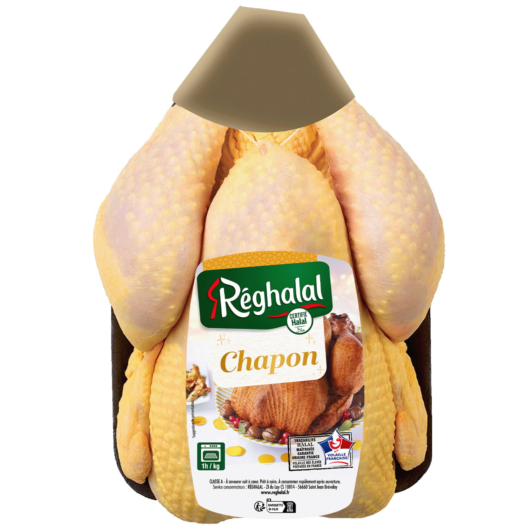 Barquette de chapon Réghalal